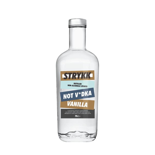 Strykk Not Vanilla Vodka alcoholvrij alternatief voor vodka koop je bij Mocktail Masters