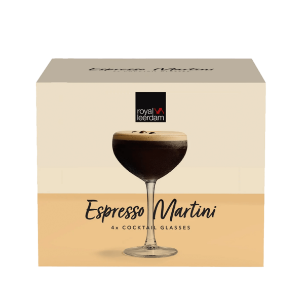 Royal Leerdam Espresso Martini glas set 4 koop je bij Mocktail Masters